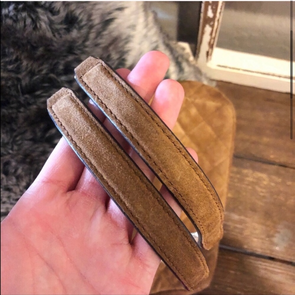 SOLD Michael Kors Quilted Suede Sloan Chain Bag - Picture 4 of 8